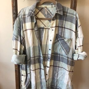 Free People Flannel Shirt